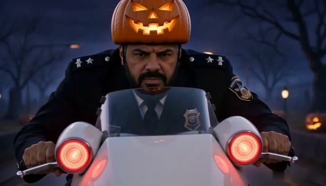 Halloween chase template