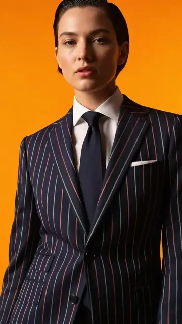 Pinstripe Portrait template