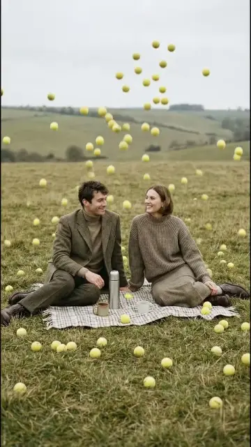 Tennis Ball Picnic template